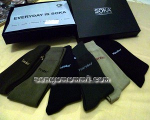 Kaos kaki Soka Man Everyday, spesial untuk laki-laki