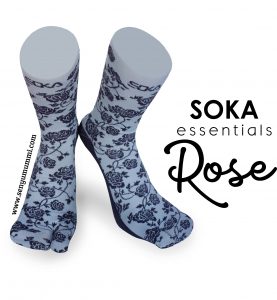 Soka essentials Rose Mawar, kaos kaki baru dari soka
