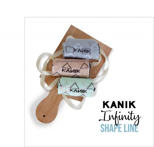 kaos kaki kanik infinity shape line