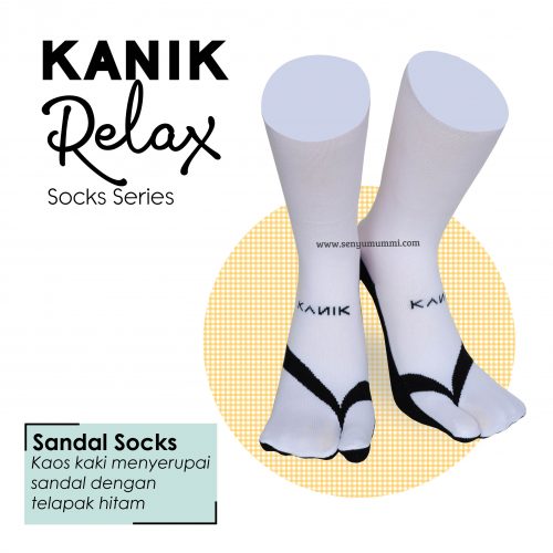 kaos kaki kanik relax sandal socks